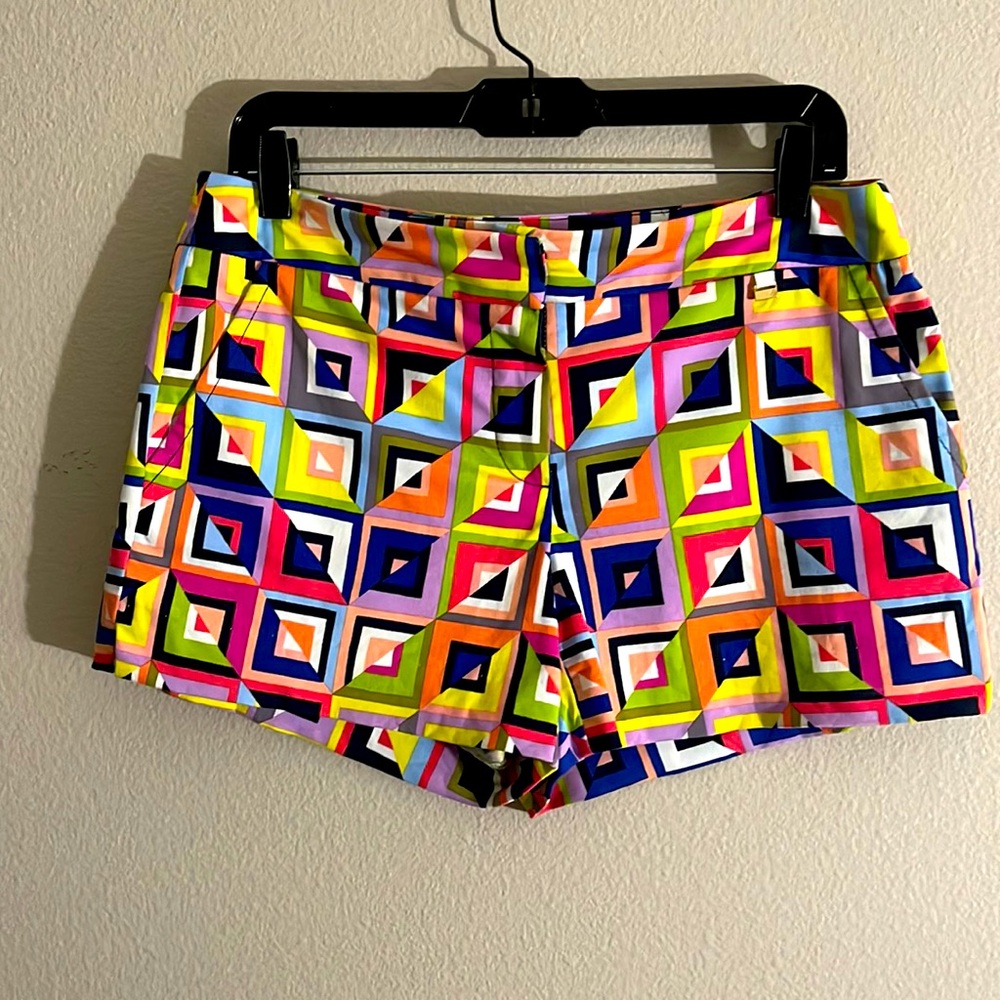 Trina Turk Multicolor Geometric Women Shorts